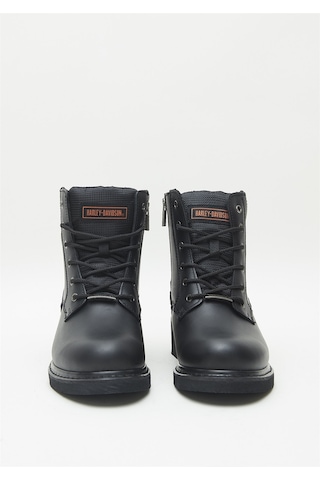Harley Davidson Jim Erkek Siyah Deri Bot-1218 Siyah