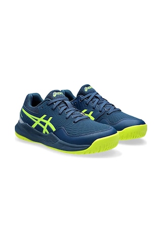 Asics Büyük Unisex Çocuk Lacivert Yeşil Tenis Ayakkabısı 1044a067-404 Karışık