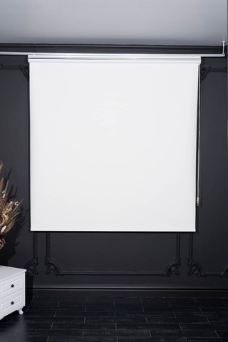 Venassa Beyaz Blackout Stor Perde Güneş Geçirmez Perde Zebra