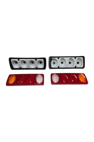 Elektrikli 3 Tekerlekli Kasalı Stop Sağ Sol Komple Ampullu Model 31 -11 Cm