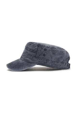 Valkyrie Unisex Gri Yıkamalı Eskitme Şapka Ayarlanabilir Castro Kep Günlük Spor Şapka