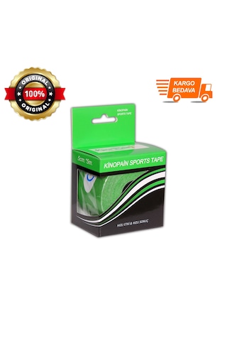 Kinopain Spor Bandı Yeşil 5 CM x 5 M 1+ 1