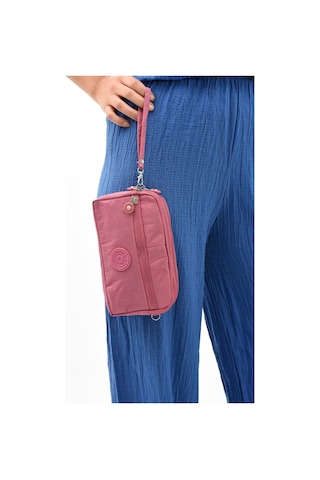 571 Collections Çapraz Askılı Üç Bölmeli Cüzdan Telefonluk Pembe Model: 571-15e - Pembe