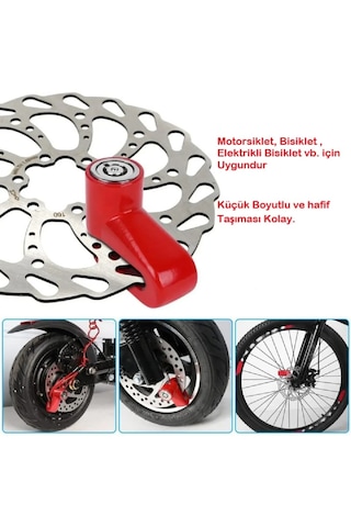 Umotech Yüksek Güvenlikli Bisiklet Scooter Motosiklet Kilidi