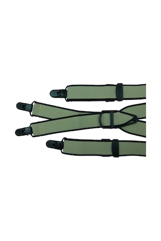 Bej Renkli 4 Klipsli Pantolon Askısı Bej