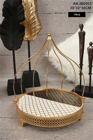 Vitale Lux Seramik Sunum Tepsisi 35x38 Cm Ak.ıb0003 Diğer