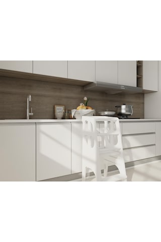 Beyaz Ahşap Çocuk Öğrenme-etkinlik Kulesi