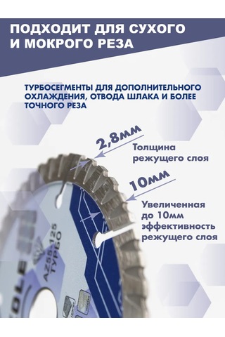 Skole Beton Ve Granit İçin 230 Mm Turbo Segmentli Elmas Disk 453041249