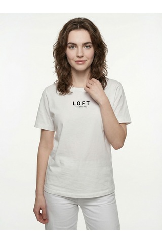 LOFT Regular Fit Kadın Tshirt K.kol Lf2042216 Q1.v1 Beyaz