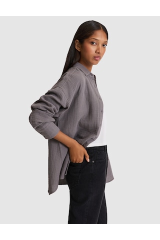 Pierre Cardin Kadın Gri Gömlek Desenli 50328655-vr024