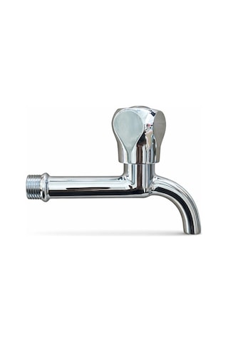 1/2'' Uzun Tip Musluk Lavabo Evye Bahçe Dış Mekan Uyumlu