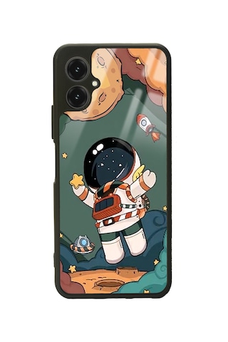 Omix X5 Anime Astronot Tasarımlı Glossy Telefon Kılıfı Çok Renkli