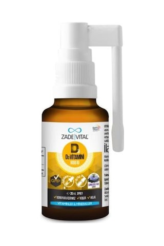 Zade Vital D3 Vitamini 1000 IU Sprey 20 ML