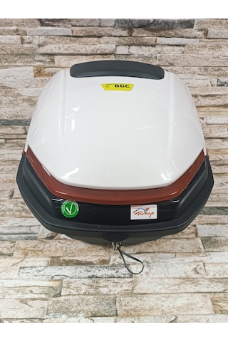 Motosiklet Arka Çanta 32 Lt Top Case Beyaz