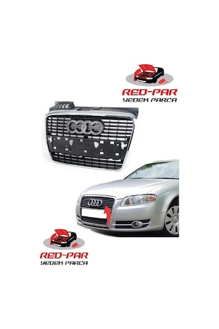 Audi A4 Ön Panjur Kromlu 2005-2008 8e0853651j