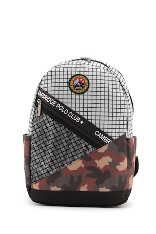 Kamuflaj Laptop Bölemli Unisex Okul Çantası