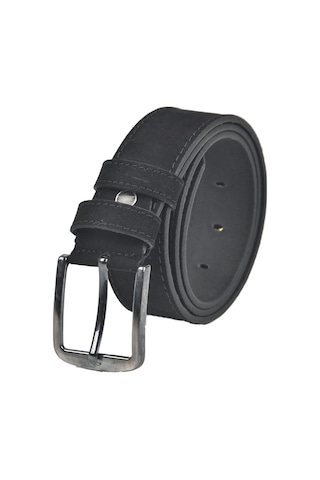 Deepsea Erkek Siyah 4 Cm Eninde Süet Kemer Suni Süet Spor Kemer 2402643 Siyah