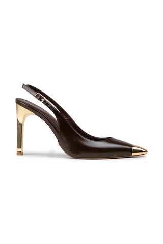 Deery Kadın Kahverengi Slingback Stiletto - Rd141zkhvm01 Kahverengi