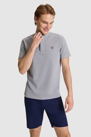 U.s. Polo Assn. Erkek Gri Melanj Tişört Basic 50326980-vr086