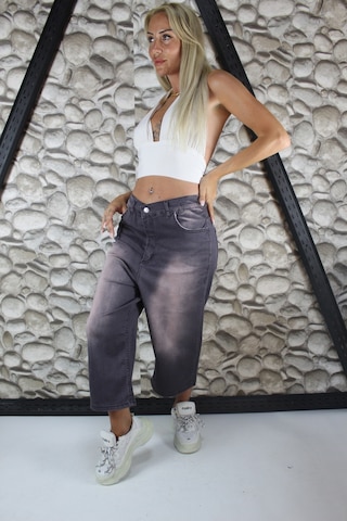 St.poll Unisex Baggy Şortolon Koyu Gri