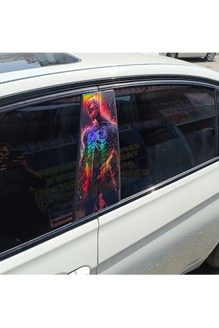 Çizgi Film Karakterleri Sticker Araç Sticker