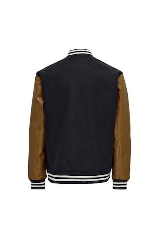 Only Onsjay Varsity Jacket Otw Erkek Günlük Ceket 22022572-Dark-N(554814457)