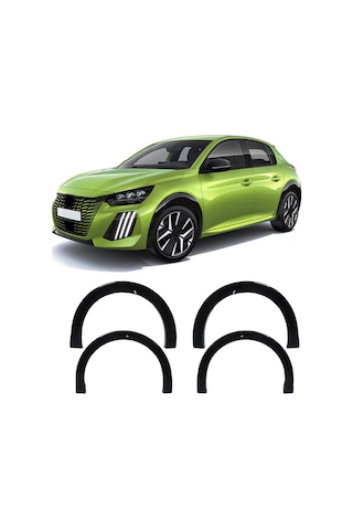 Peugeot 208 Uyumlu Abs Çamurluk Dodik 4 Parça