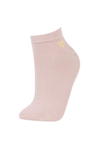 Defacto Kadın 5'li Pamuklu Patik Çorap V5122AZNSKR1 Çok Renkli