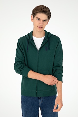 U.s. Polo Assn. Erkek Koyu Yeşil Sweatshirt 50295147-vr079 Koyu Yeşil