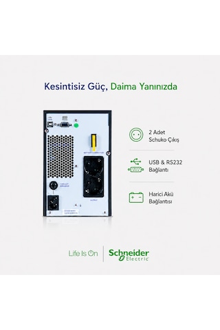 Apc Easy Ups Spm1kı-tr 1000va 900w Online Saf Sinüs Kesintisiz Güç Kaynağı