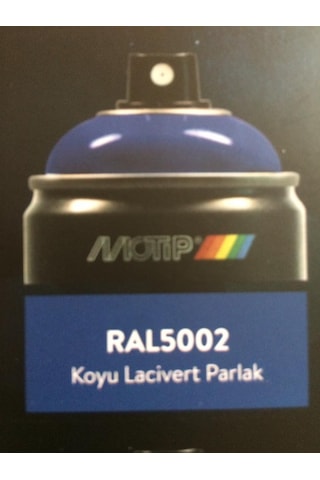 Motip Carat 400 ML Ral 5002 Koyu Lacivert Akrilik Sprey Boya