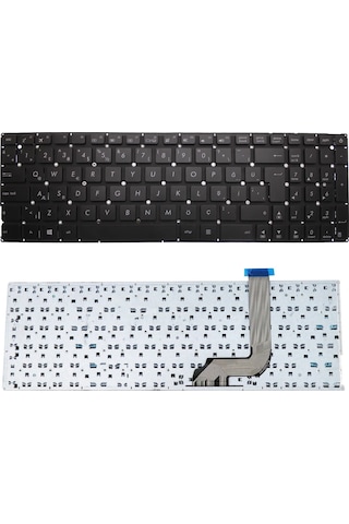 Siyah-ışıksız, Notebook Klavye - Asus Vivobook K542 Muadili İle Uyumlu