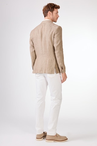 Dufy Bej Mono Yaka Slim Fit Erkek Ceket Bej