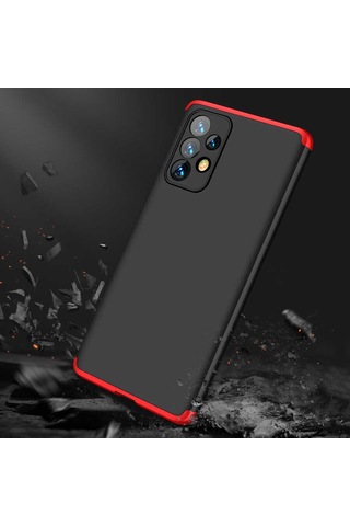 Samsung Uyumlu Galaxy A73 Kılıf Zore Ays Kapak Kırmızı