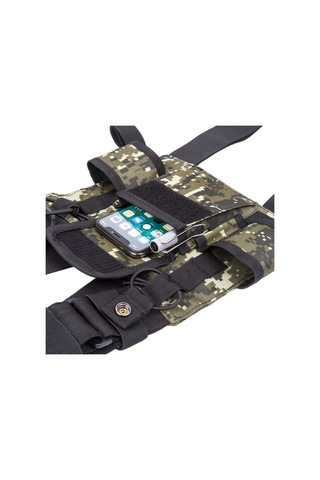 Pazly Yinitone Multi-fonksiyonel Göğüs Çantası - Hafif, Su Geçirmez, Toz Geçirmez İnterkom Çantası Yeşil