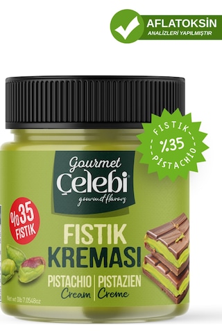 Antep Fıstık Kreması 200 Gr X 3 Adet 3'lü Avantajlı Set