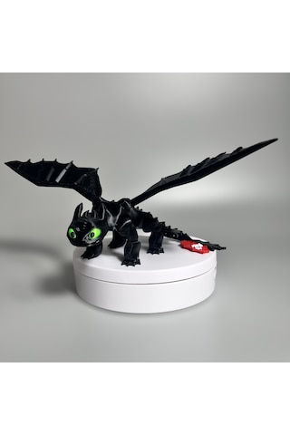 3D Ejderhanı Nasıl Eğitirsin - Dişsiz Toothless Hareketli Figür