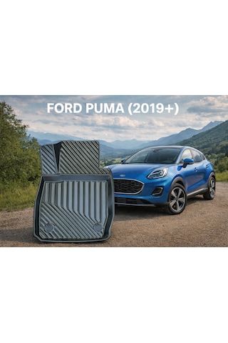 Ford Puma 2019+ Uyumlu 3d Oto Paspas Premium