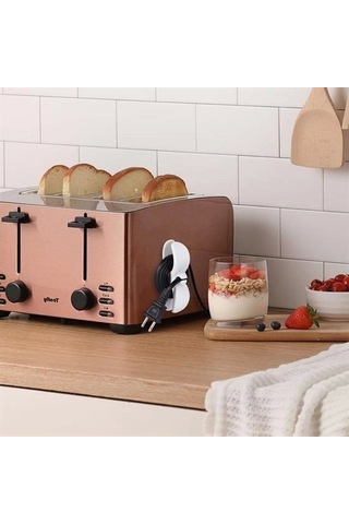 2li Kablo Tutucu Silikon Kordon Sarıcı Kablo Yönetici Klips 4172