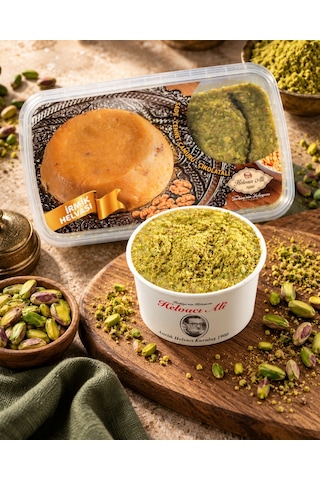 Helvacı Ali Cennet Çamuru Antep Fıstıklı İrmik Helvası 500 G
