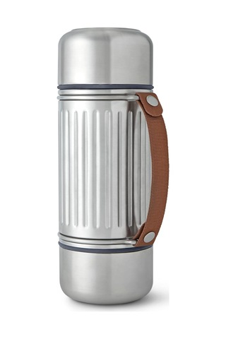 Siyah+blum - Yalıtımlı Explorer Flask Duo - Vakum Yalıtımlı 304 Paslanmaz Çelik Şişe, Sızdırmaz Kapaklı, Na Çok Renkli