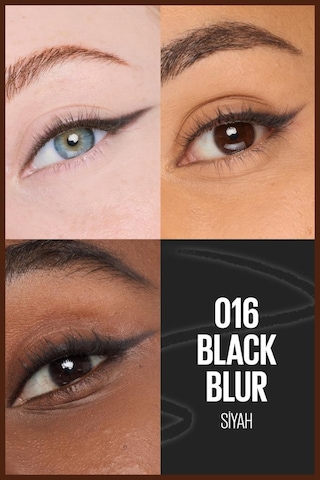 Maybelline New York Sculpting Stix Çift Uçlu Göz Kalemi 016 Black Blur