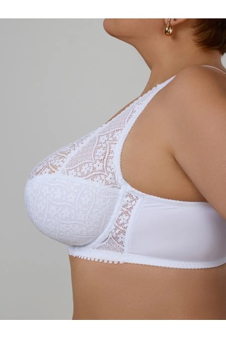 Diorella Fashion Dantel Sütyen Büyük Beden 402356618 Beyaz