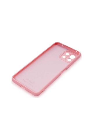 Noktaks - Xiaomi Uyumlu Xiaomi Mi 11 Lite - Kılıf İçi Kadife Koruyucu Mara Lansman Kapak - Turuncu