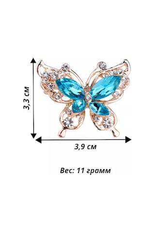 Fashion Jewelry Kelebek Broş Bijuteri 226634385 Altın Rengi