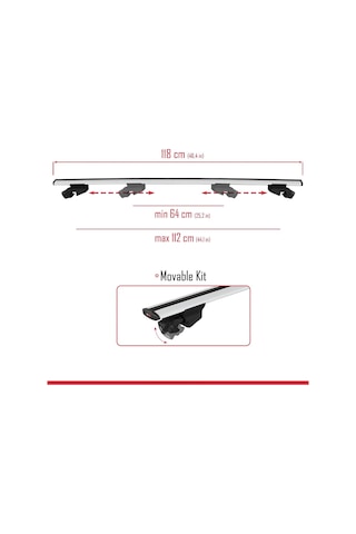 Opel Insignia Sports Tourer 2009-2017 Arası Ile Uyumlu Hook Model Anahtar Kilitli Ara Atkı Tavan Bar