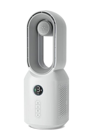 Hepu Hp-f29 Sessiz Pervanesiz 360 Döner Usb Şarjlı Masaüstü Fan Bluetooth Hoparlörlü