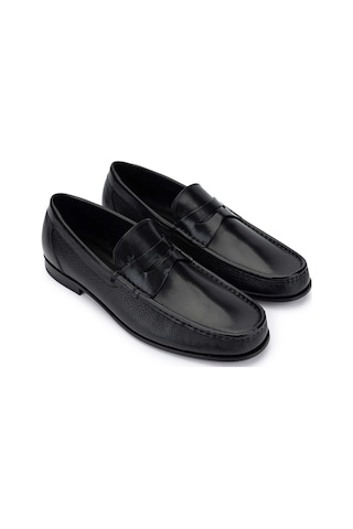 Tamer Tanca Erkek Hakiki Deri Siyah Makosen Ayakkabı 1008 3345 Erk Ayk Sk24-25 Syh Gyk/syh Bfl Siyah