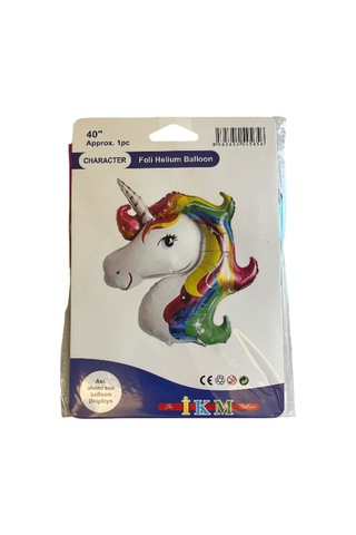 Unicorn Doğum Günü Premium Set Makaron Balon Seti 65 Parça + Banner + Unicorn Balon Çok Renkli