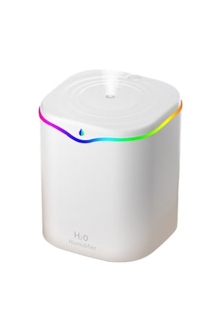 2 Litre Oda Hava Nemlendirici Water Drop Humudifier Rgb Led Işıklı Buhar Makinesi
